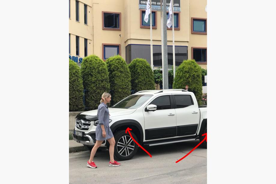 Mercedes X class 2017-2020 Radlaufverbreiterungen (grundiert zum Lackieren) Foto 3