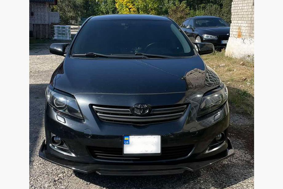 Toyota Corolla 2007-2013 Frontstoßstangenlippe (grundiert zum Lackieren) Foto 4
