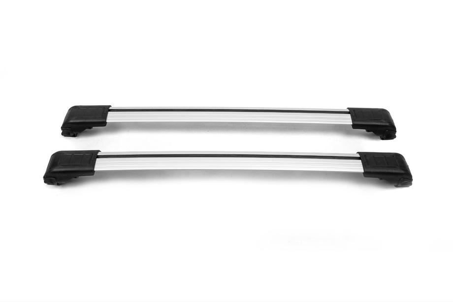 Dacia Duster 2018-2024 Dachträger für Reling abschließbar Wingbar V1 (2 Stk) Grau Foto 13
