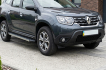 Dacia Duster 2018-2024 Seitenschweller DURU (2 Stk, Aluminium) Foto 1