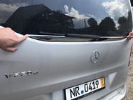 Mercedes Vito/V-class W447 2014- Chromleiste Heckscheibe (kleines Glas) Edelstahl Foto 6
