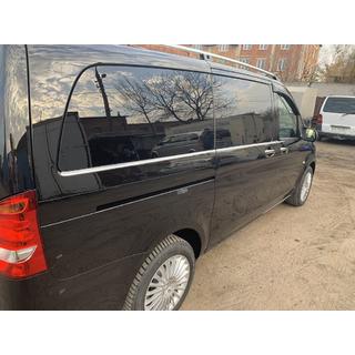 Edelstahl Fensterleisten unten über die gesamte Länge (8 Stk.) Mercedes Vito/V-class W447 2014- Foto 3