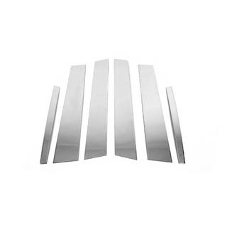 Edelstahl Türsäulen Abdeckungen BMW 3 Series E90/E91 2005-2011 Foto 2