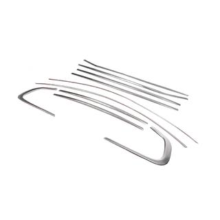 Komplette Fensterumrandung Edelstahl (10-tlg.) BMW X6 E71 2008–2014 Foto 3