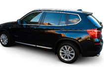 BMW X1 E84 2009-2015 Komplette Fensterumrandung Edelstahl 12-tlg. Foto 1
