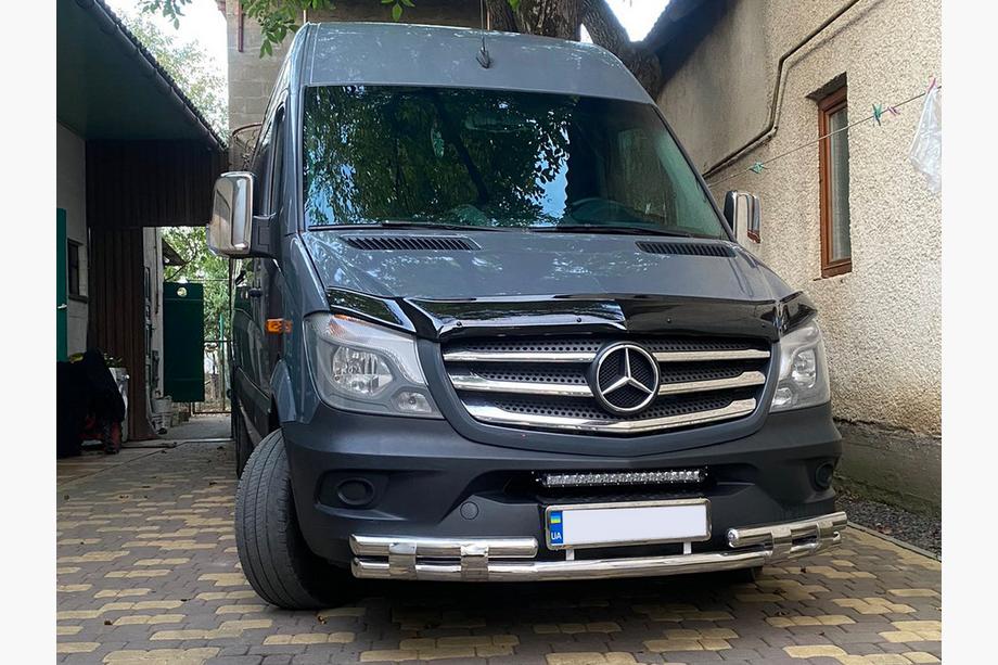 Mercedes Sprinter W906 2006–2018 Frontschutzbügel unten Shark (Edelstahl) 2006-2013 Foto 2