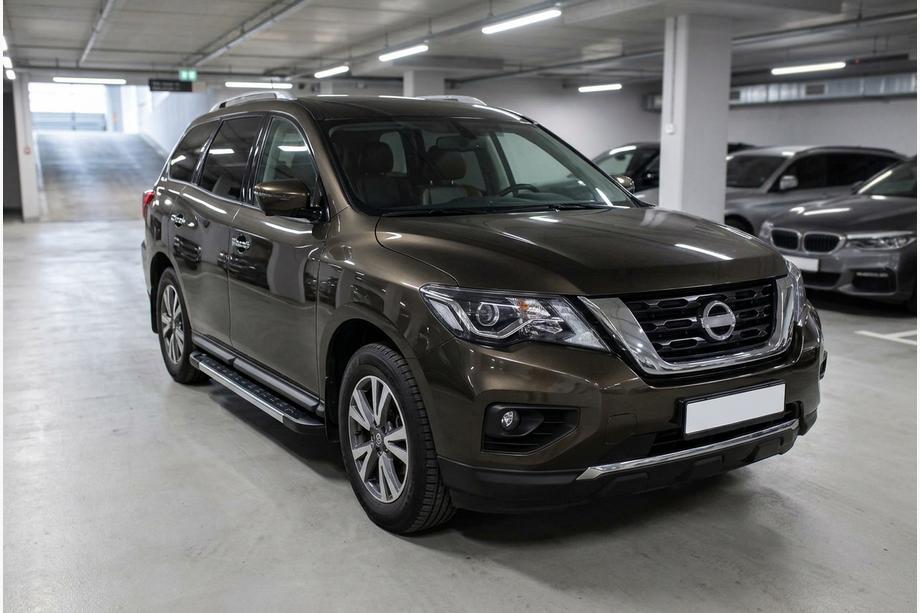 Nissan Pathfinder R52 2012-2021 Seitenstufen RedLine V1 (2 Stk, Aluminium) Image