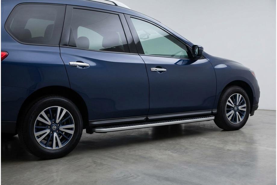 Nissan Pathfinder R52 2012-2021 Seitenschweller Tayga Grey (2 Stk, Aluminium) Foto 1