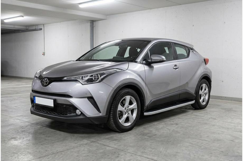 Toyota C-HR 2016-2023 Seitenschweller Tayga Grey (2 Stk., Alu) Image