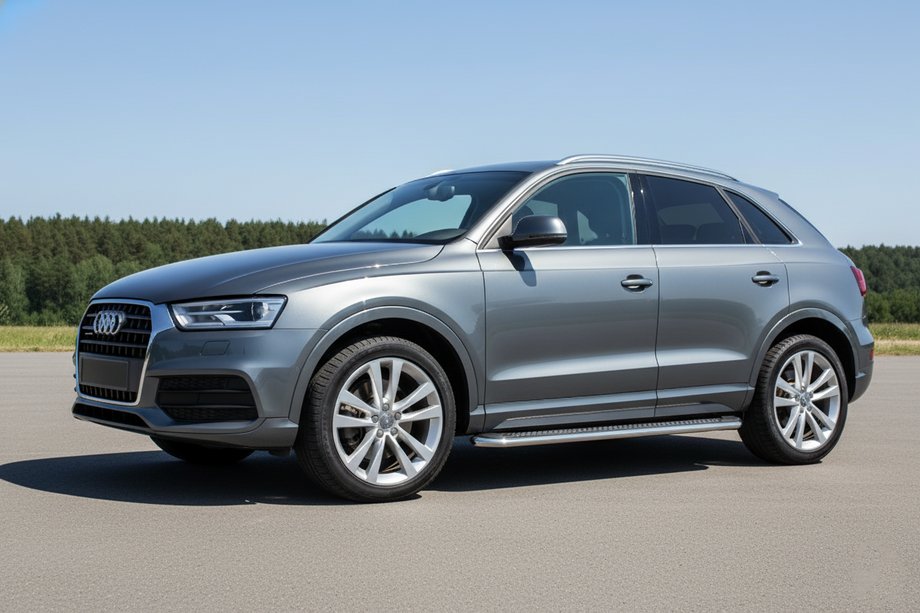 Audi Q3 2011-2019 Seitenschweller Maydos V2 (2 Stk., Aluminium & Edelstahl) Foto 1