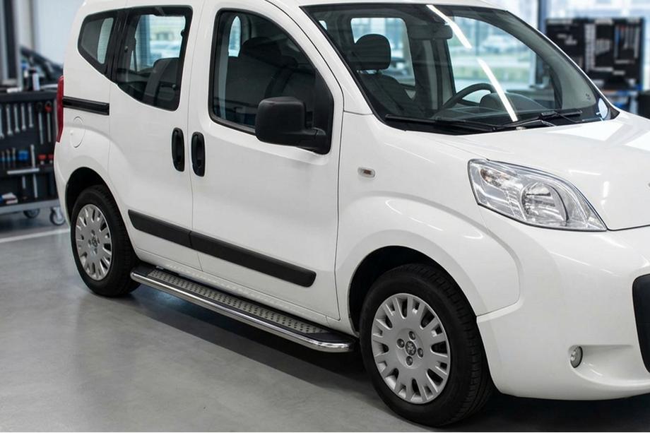 Citroen Nemo 2007-2017 Seitenschweller Maydos V2 (2 Stk., Aluminium & Edelstahl) Foto 1