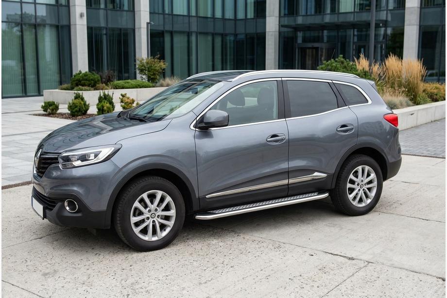 Renault Kadjar 2015-2022 Seitenschweller Maydos V2 (2 Stk., Aluminium & Edelstahl) Image