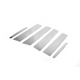 Edelstahl Säulenabdeckungen (6 Stk) Chevrolet Cruze 2009–2015 Foto 3