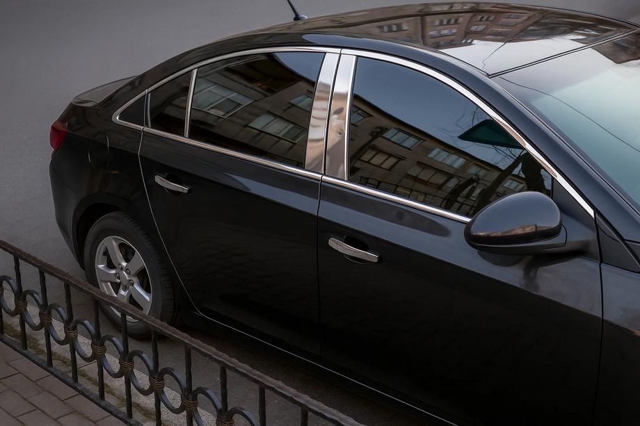 Chevrolet Cruze 2009–2015 Edelstahl Säulenabdeckungen (6 Stk) Image