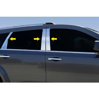 Edelstahl Türsäulen Zierleisten Dodge Journey 2008-2020 Foto 1