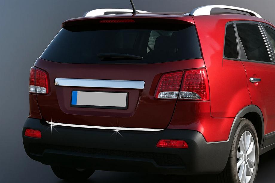 Kia Sorento II XM 2009-2014 Kofferraumleiste Edelstahl (2009-2013) Carmos - Türkischer Edelstahl Image
