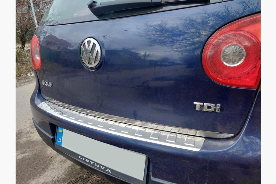 Volkswagen Golf 5 2003-2009 Heckstoßstangenabdeckung Carmos Edelstahl Schrägheck Foto 5