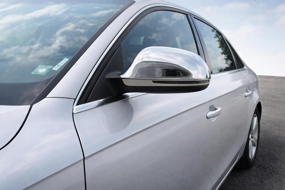 Audi A4 B8 2007-2015 Spiegelabdeckungen 2008-2010 (2 Stk., Edelstahl) Image