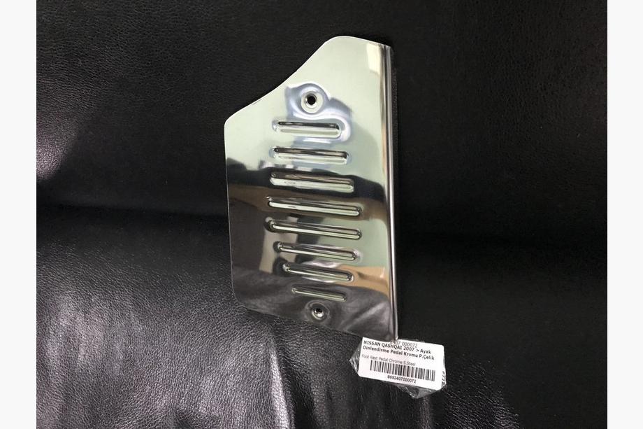 Nissan Qashqai 2007-2010 Fußstützenabdeckung Edelstahl Foto 2