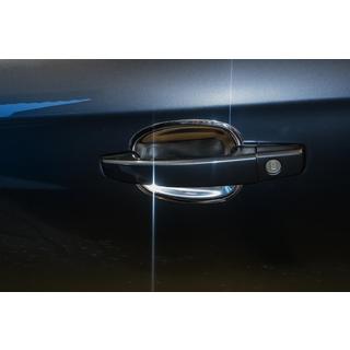 Edelstahl Griffmulden Abdeckungen (4 Stk) Opel Astra H 2004-2013 Foto 3
