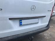 Mercedes Vito/V-class W447 2014- Kofferraumleisten über dem Kennzeichen BlackChrome (Edelstahl) Foto 2
