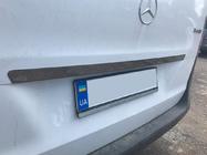 Mercedes Vito/V-class W447 2014- Kofferraumleisten über dem Kennzeichen BlackChrome (Edelstahl) Foto 4