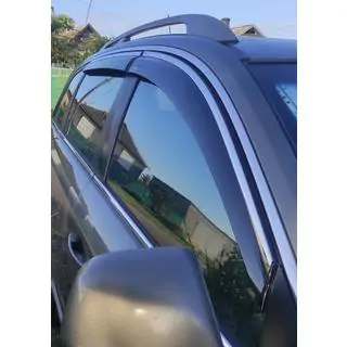 Windabweiser mit Chromleiste (4 Stk, Niken) Foto 2