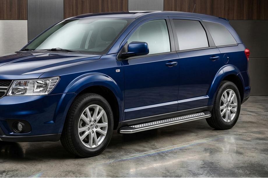 Fiat Freemont 2011-2016 Seitenschweller Maydos V2 (2 Stk., Aluminium & Edelstahl) Image