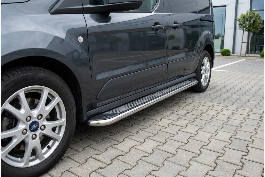 Ford Connect 2010-2013 Seitenschweller Maydos V2 (2 Stk., Aluminium & Edelstahl) Image