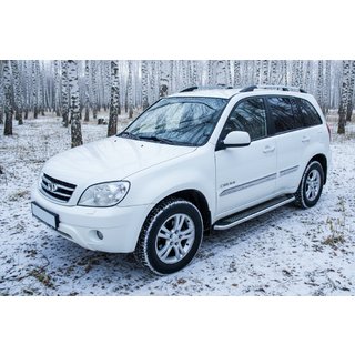 Seitenschweller Maydos V2 (2 Stk., Aluminium & Edelstahl) Chery Tiggo 1 2005-2016 Foto 1