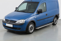 Opel Combo 2002–2012 Seitenschweller Maydos V2 (2 Stk., Aluminium & Edelstahl) Foto 1