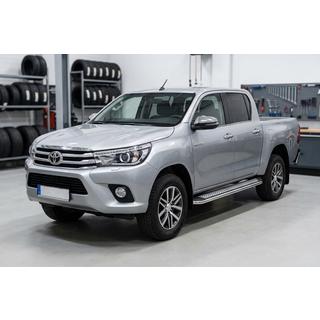 Seitenschweller Maydos V2 (2 Stk., Aluminium & Edelstahl) Toyota Hilux 2015- Foto 1