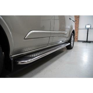 Seitenschweller Maydos V2 (2 Stk., Aluminium & Edelstahl) Ford Custom 2013-2022 Foto 1