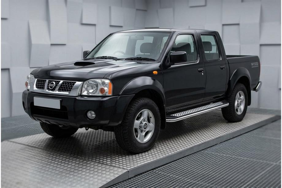 Nissan NP300 1999-2015 Seitenschweller Maydos V2 (2 Stk., Aluminium & Edelstahl) Foto 1