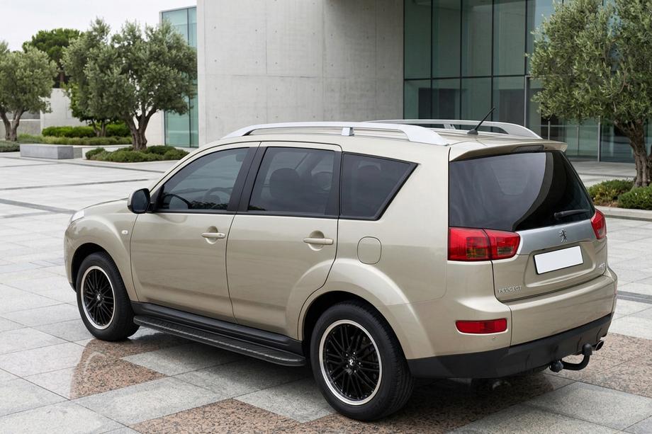 Peugeot 4007 2007-2013 Seitenschweller Bosphorus Black (2 Stk., Aluminium) Image