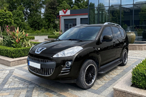 Peugeot 4007 2007-2013 Trittbretter Allmond Black (2 Stk., Aluminium) Foto 1