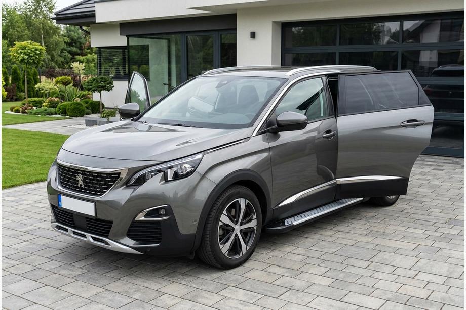 Peugeot 5008 2016-2023 Trittbretter Allmond Grey (2 Stk., Aluminium) Foto 1