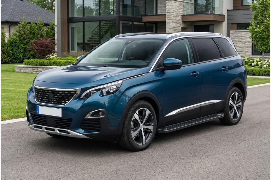 Peugeot 5008 2016-2023 Trittbretter Allmond Black (2 Stk., Aluminium) Image