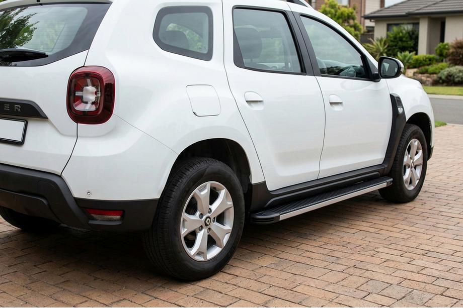 Renault Duster 2018-2024 Seitenschweller Maya V1 (2 Stk., Aluminium) Image