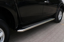Mitsubishi L200 2015-2024 Seitenschweller Maydos V2 (2 Stk., Aluminium & Edelstahl) Foto 3