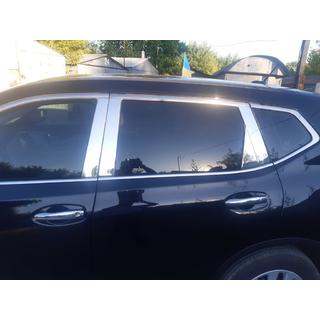 Chrom Säulenabdeckungen (Edelstahl) Nissan X-trail T32/Rogue 2014-2021 Foto 3