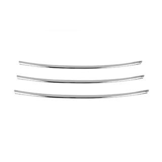 Chrom Zierleisten für Kühlergrill Stoßstange (2009-2013, Edelstahl) Renault Fluence 2009-2016 Foto 2