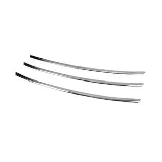 Chrom Zierleisten für Kühlergrill Stoßstange (2009-2013, Edelstahl) Renault Fluence 2009-2016 Foto 3