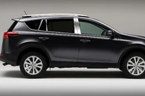 Toyota Rav 4 2013-2018 Edelstahl Türsäulen Zierleisten (8 Stk) Foto 1