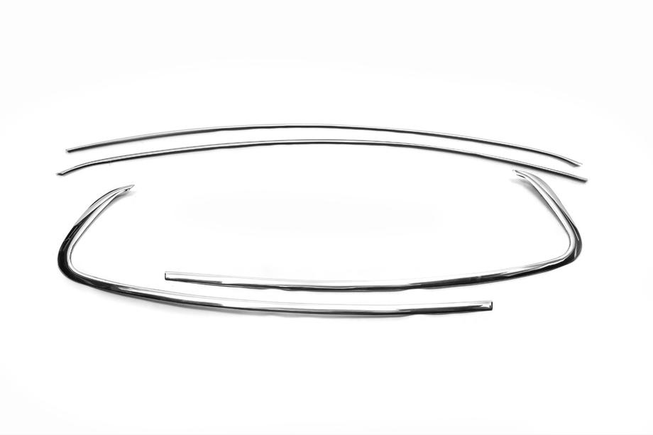 Peugeot 508 2010-2018 Obere Fensterleisten Edelstahl (Sedan) Foto 2