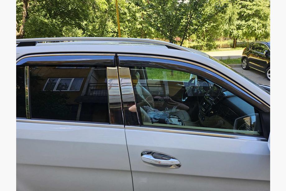 Mercedes GLE/ML class W166 2011-2018 Edelstahl Türsäulen Zierleisten (6 Stk) Foto 2