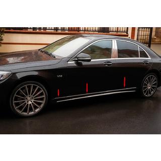 Zierleistenabdeckungen V1 (6 Stk, Edelstahl) Mercedes S-class W222 2013-2022 Foto 1