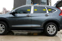 Honda CRV 2012-2016 Edelstahl Türsäulen Zierleisten (6 Stk) Foto 1
