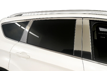Ford Kuga 2008-2013 Edelstahl Türsäulen Zierleisten Foto 1