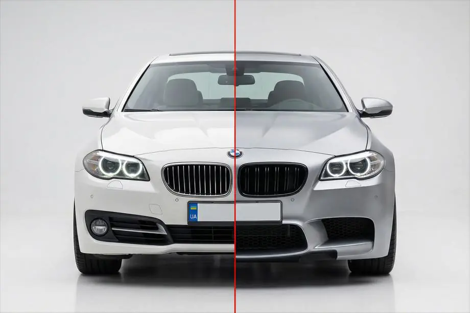 BMW 5 Series F10/F11 2010–2016 Karosseriekit mit Kotflügeln V1 (M5 Power) Foto 2